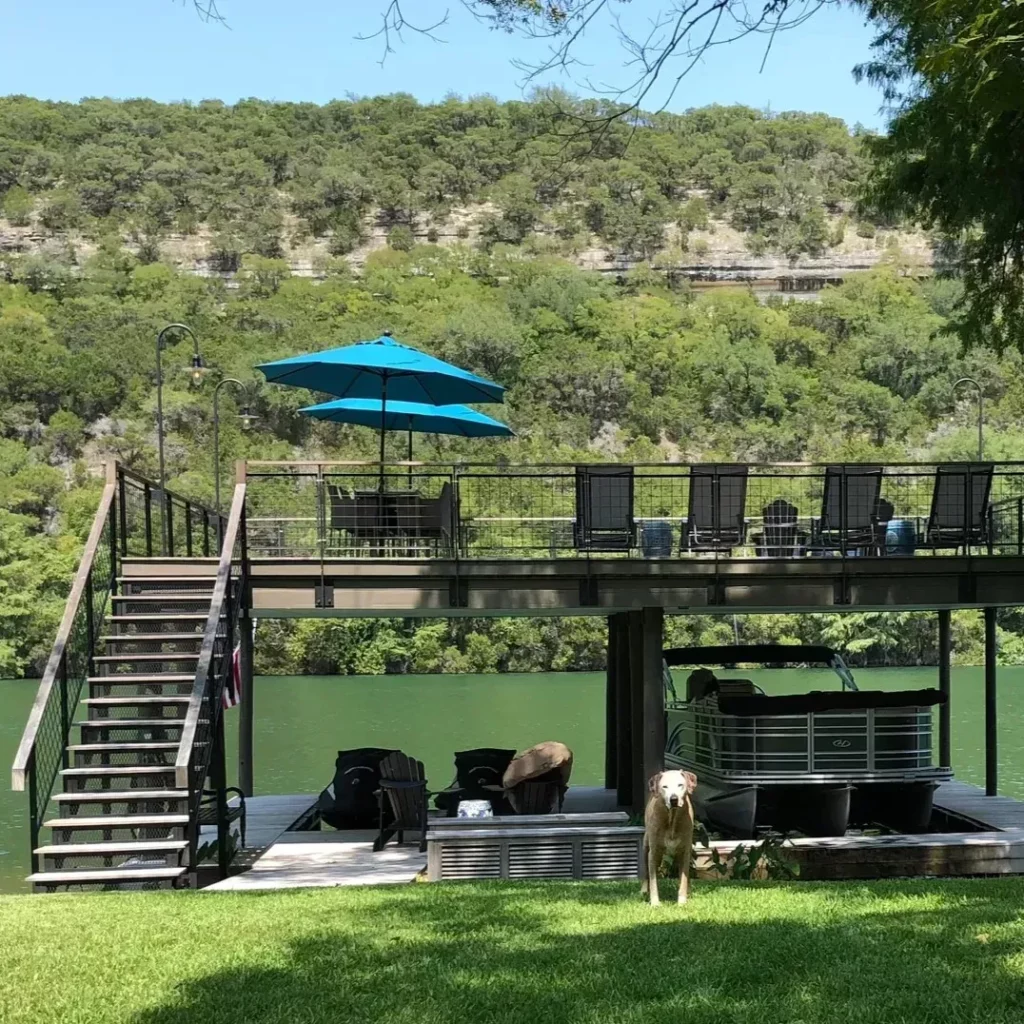 Private Lake-Side Deck