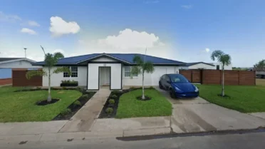 Elon Musk's tiny prefabricated home near SpaceX's Starbase in Boca Chica, Texas